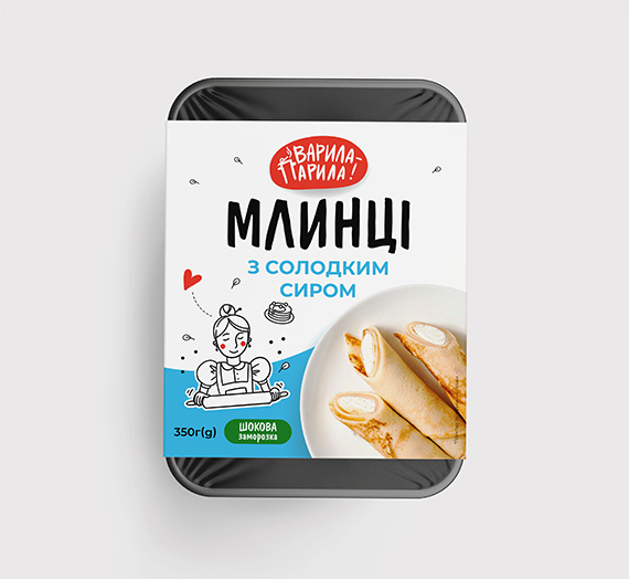 Млинці з солодким сиром
