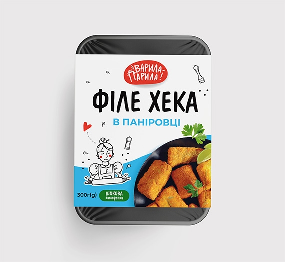 Філе хека в паніровці